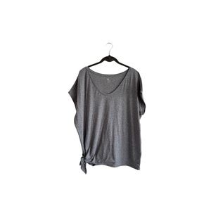 GapFit Women's Breathe Oversized Side Tie Shirt-Large